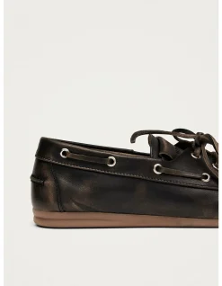 Rowan Brushed Leather Loafers