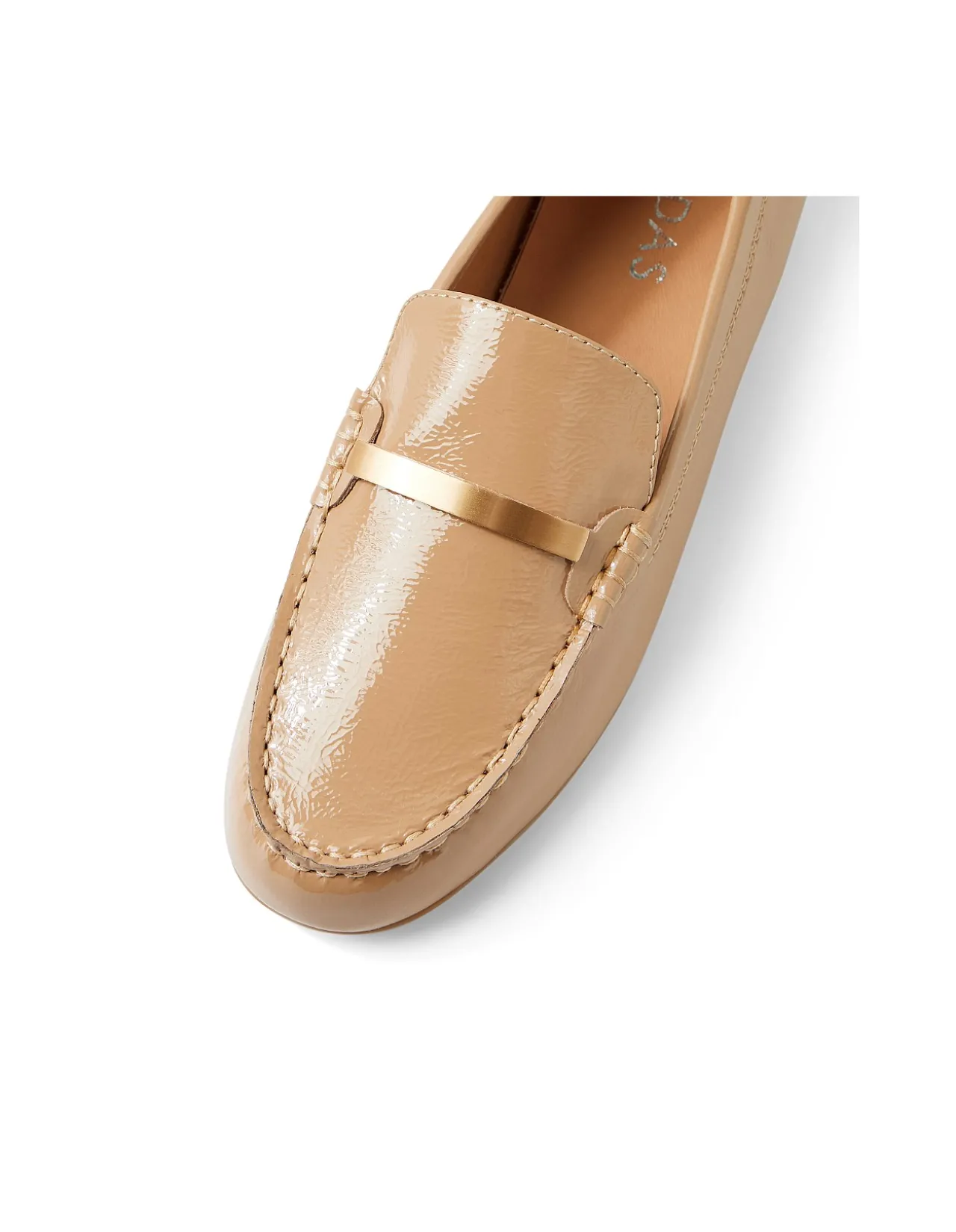 Rube Crinkle Patent Leather Loafers