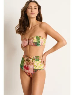 Ruched Underwire Bandeau