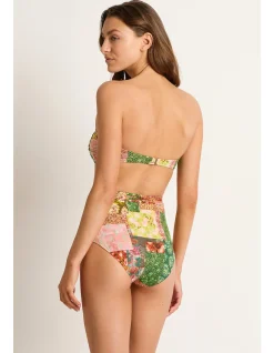 Ruched Underwire Bandeau