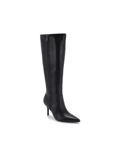 RUNWAY KNEE HIGH BLACK BOOTS
