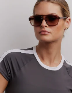 RUNWAY MOCCA SUNGLASSES