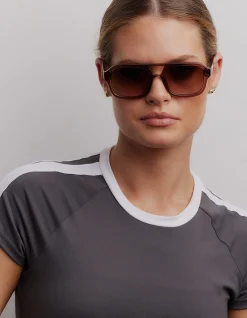 RUNWAY MOCCA SUNGLASSES