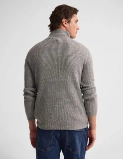 RYAN ZIP NECK KNIT