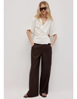 SABLE WRAP SHIRT