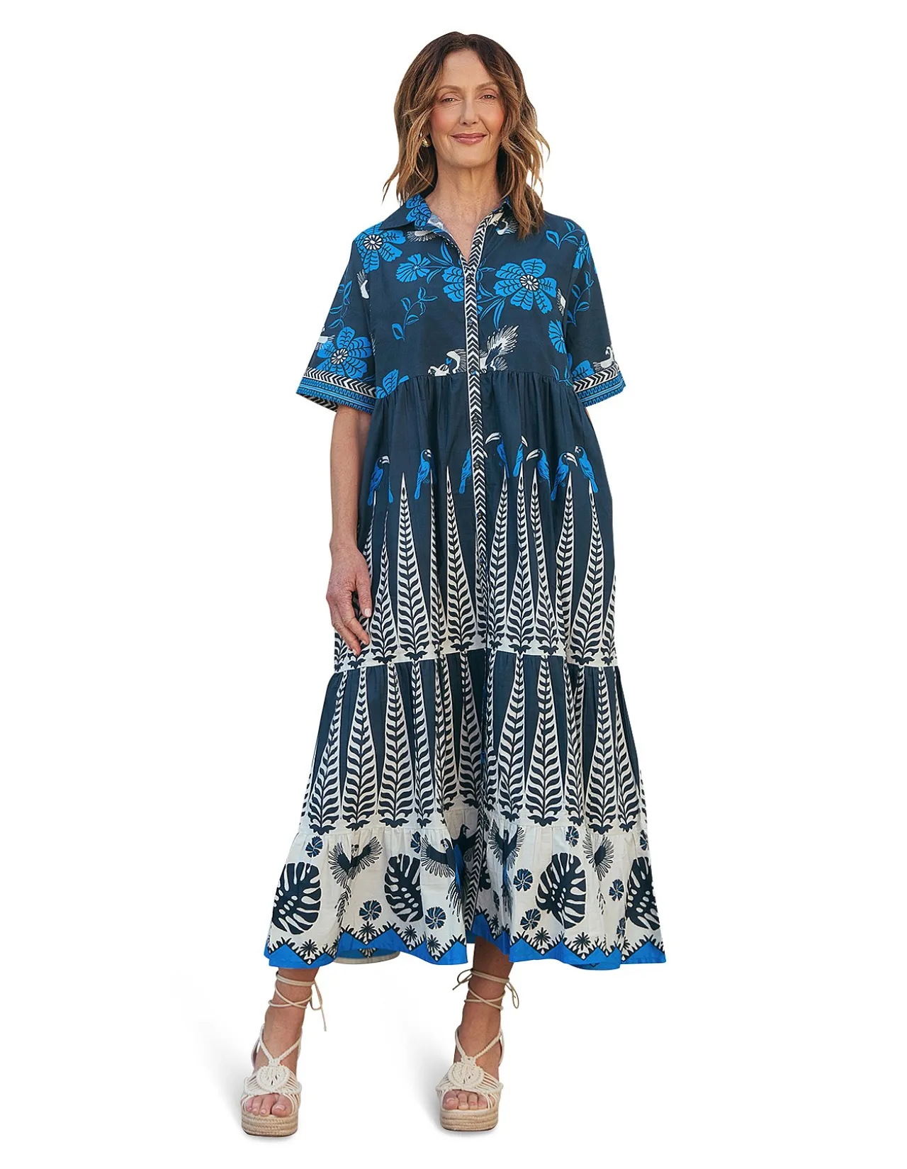SABRE COLLARED DRESS