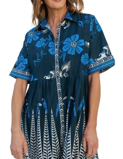 SABRE COLLARED DRESS