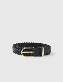SADIE BRAIDED LEATHER BELT