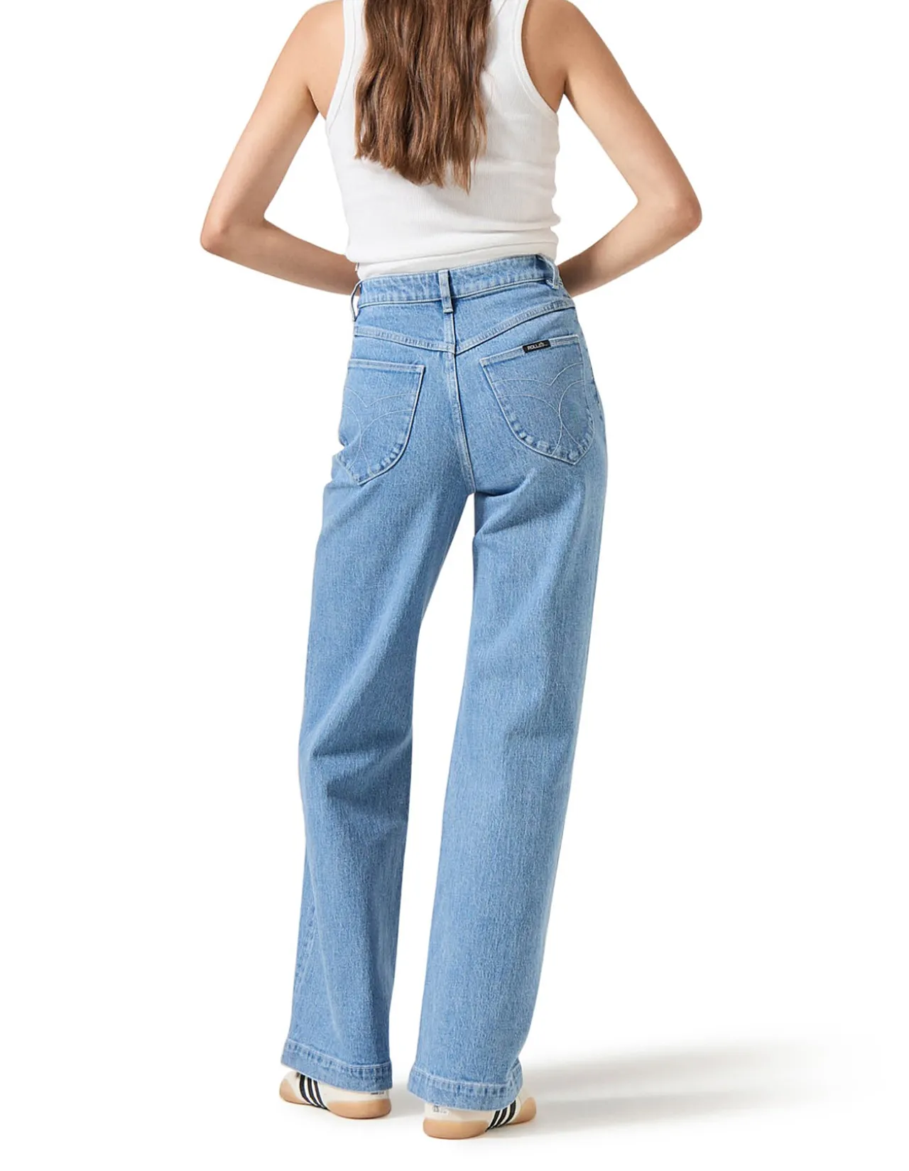 Sailor Jean Long High Rise Wide Leg Jeans