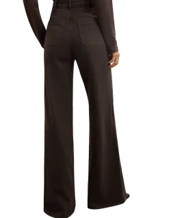 Sakura High Rise Patch Pocket Flare Jeans