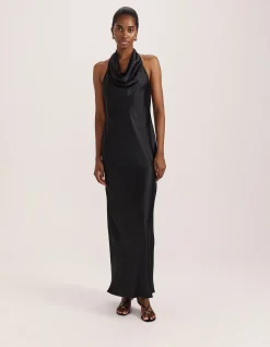 SALLEE MAXI HALTER DRESS