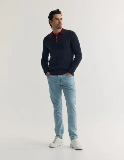 SAM CONTRAST COLLAR KNIT