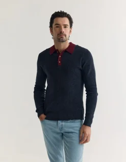 SAM CONTRAST COLLAR KNIT