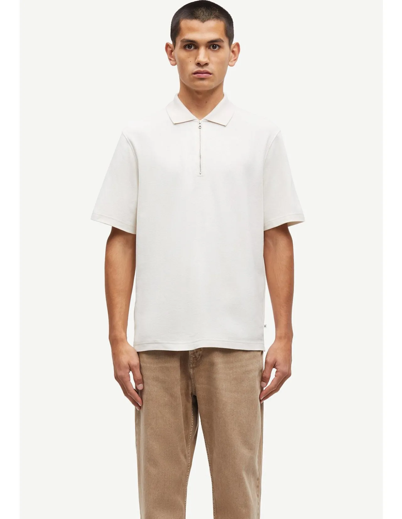 SAMAC HALF ZIP POLO