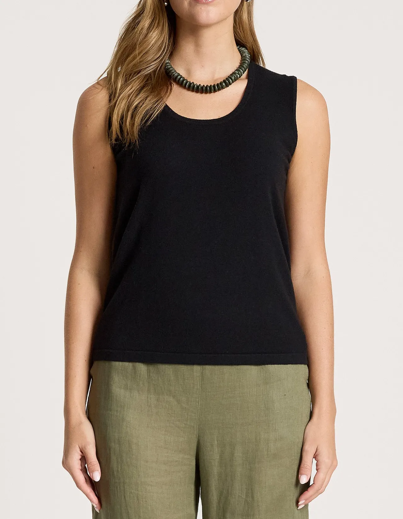 Samira Soft Knit Sleeveless Tank Top