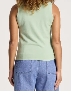 Samira Soft Knit Sleeveless Tank Top