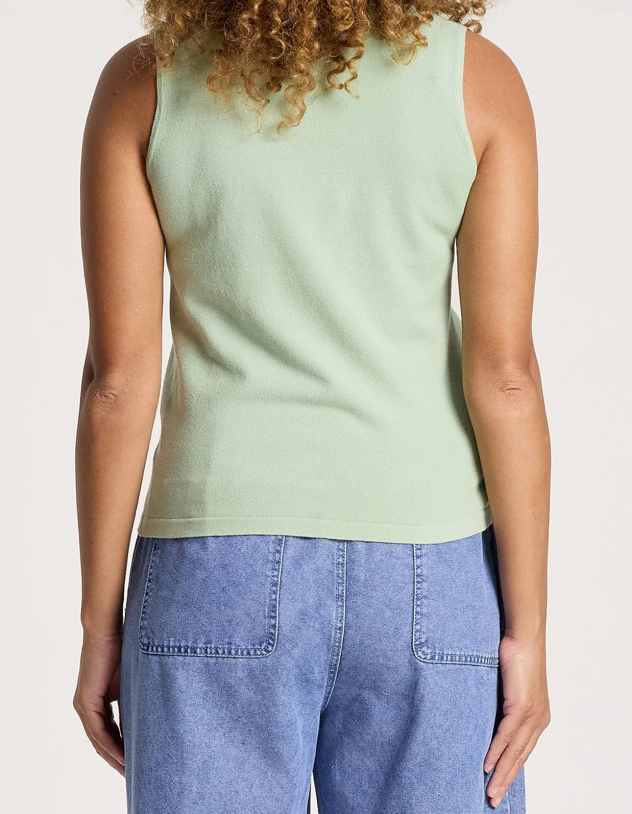 Samira Soft Knit Sleeveless Tank Top