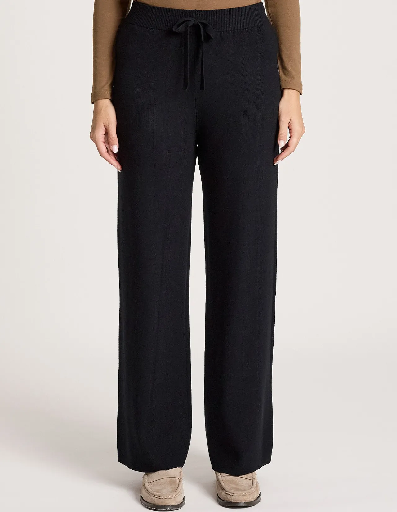 Samira Ribbed Wide Leg Knit Pant