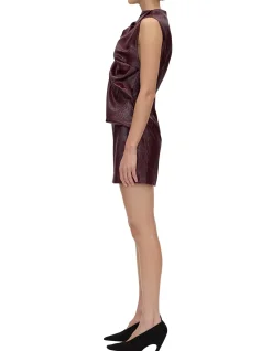 Sana Drape Tailored Mini Dress