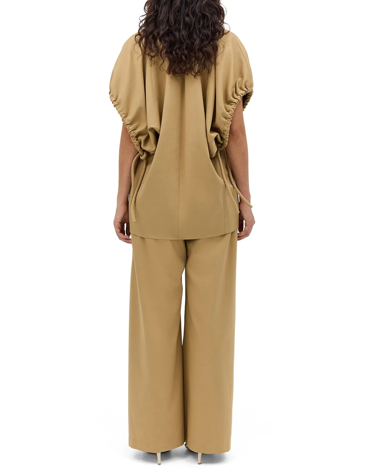 SAND WOOL SUITING PERUSE JACKET