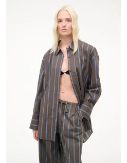 Sandbar Oversized Striped Cotton Shirt