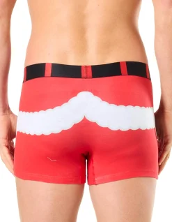 SANTA COTTON TRUNKS WITH NOVELTY HAT