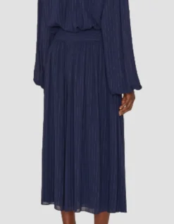 SANTOS YOKE WAIST MIDI SKIRT