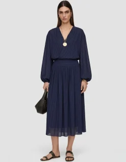 SANTOS YOKE WAIST MIDI SKIRT