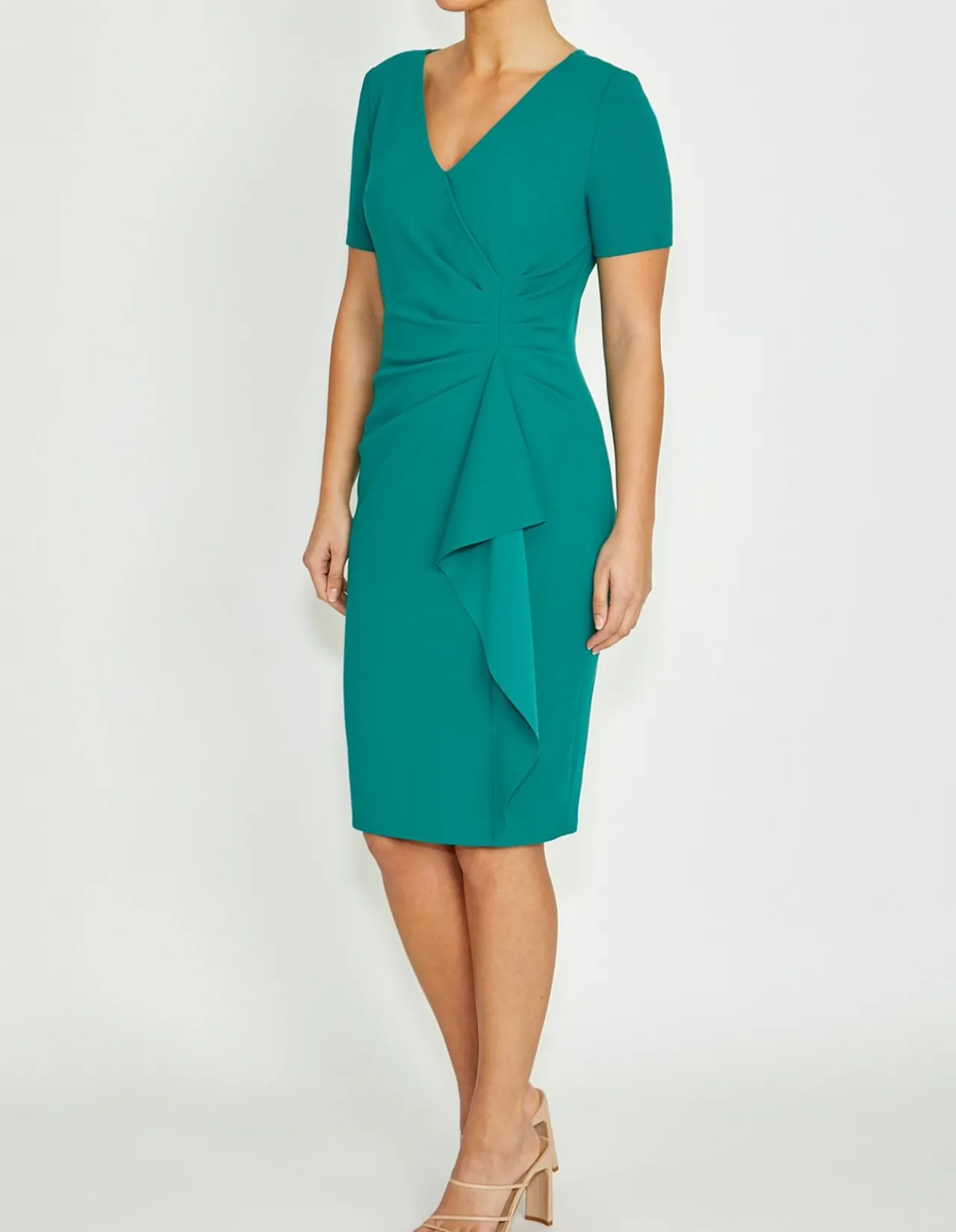 SARA COZUMEL CREPE DRESS