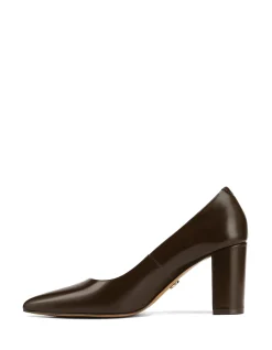 Sara Hot Chocolate Leather Pump