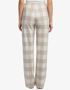 SARITA BUFFALO CHECKED WIDE PANT