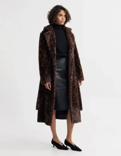 SASKIA FAUX FUR COAT