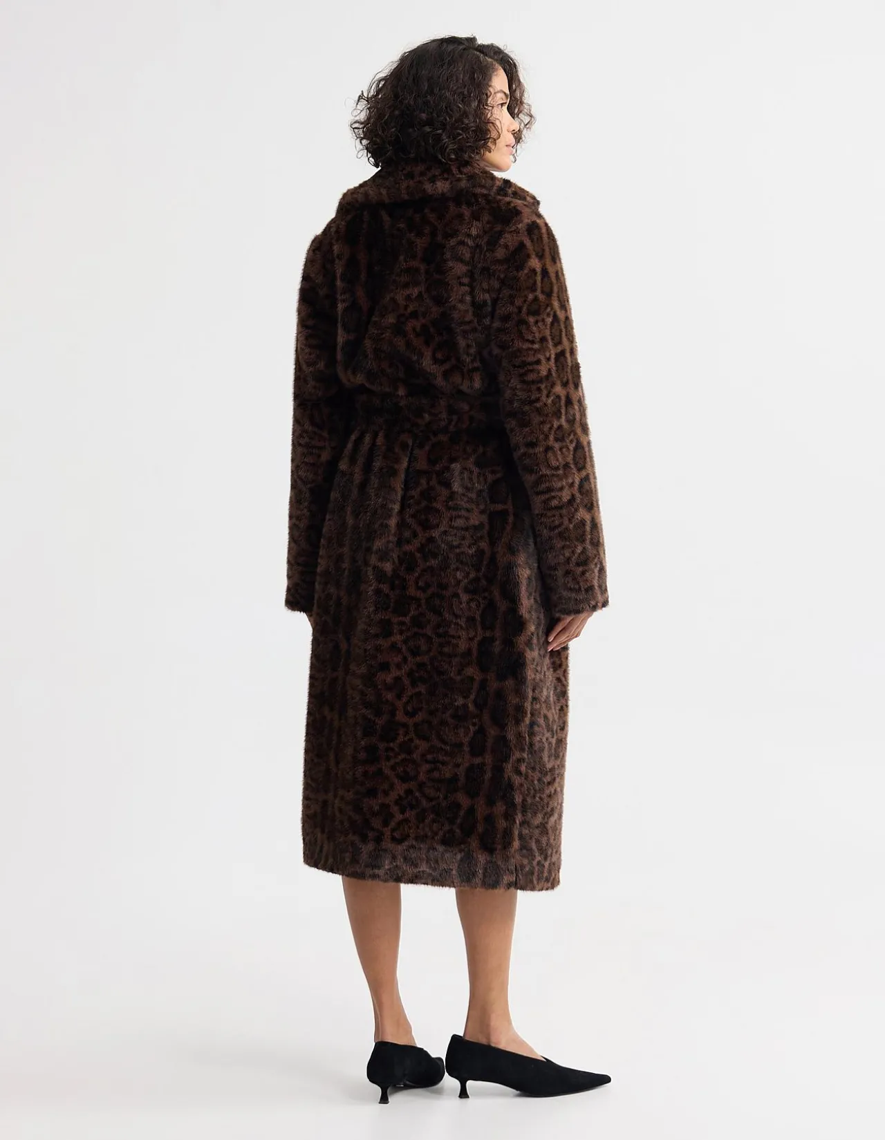 SASKIA FAUX FUR COAT