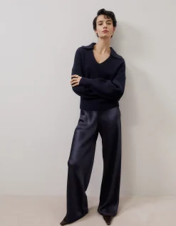 Satin Bias Cut Pant