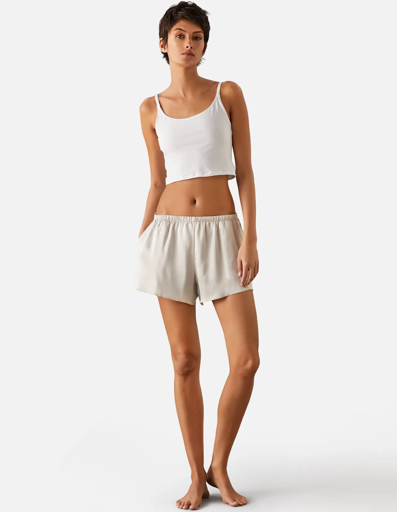 SATIN SENSUAL SATIN SHORT