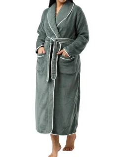 SATIN TRIM ROBE - LONG 130cm