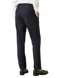 SAUNDERS NAVY SLIM TROUSER
