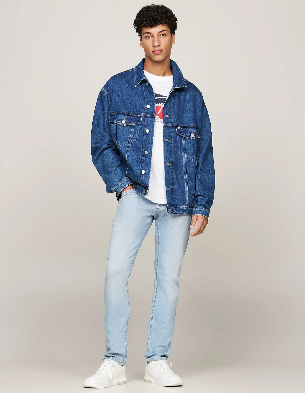 Scanton Faded Slim Light Wash Jeans