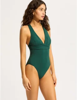 S.Collective Cross Back One Piece Swimsuit