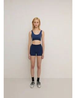 SCOOP WOOL CROP - DENIM