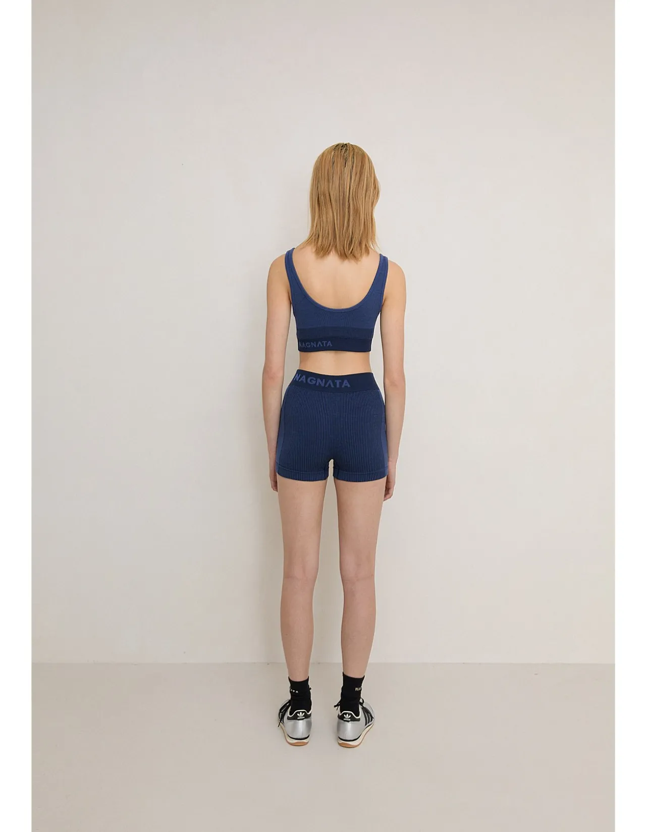 SCOOP WOOL CROP - DENIM
