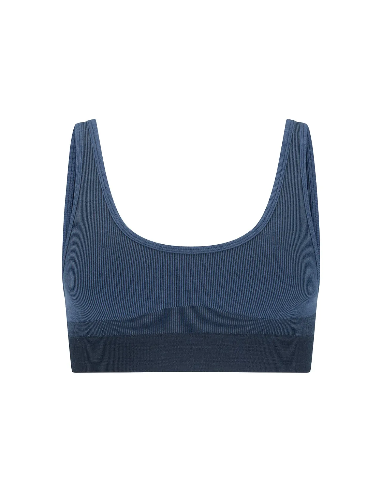 SCOOP WOOL CROP - DENIM
