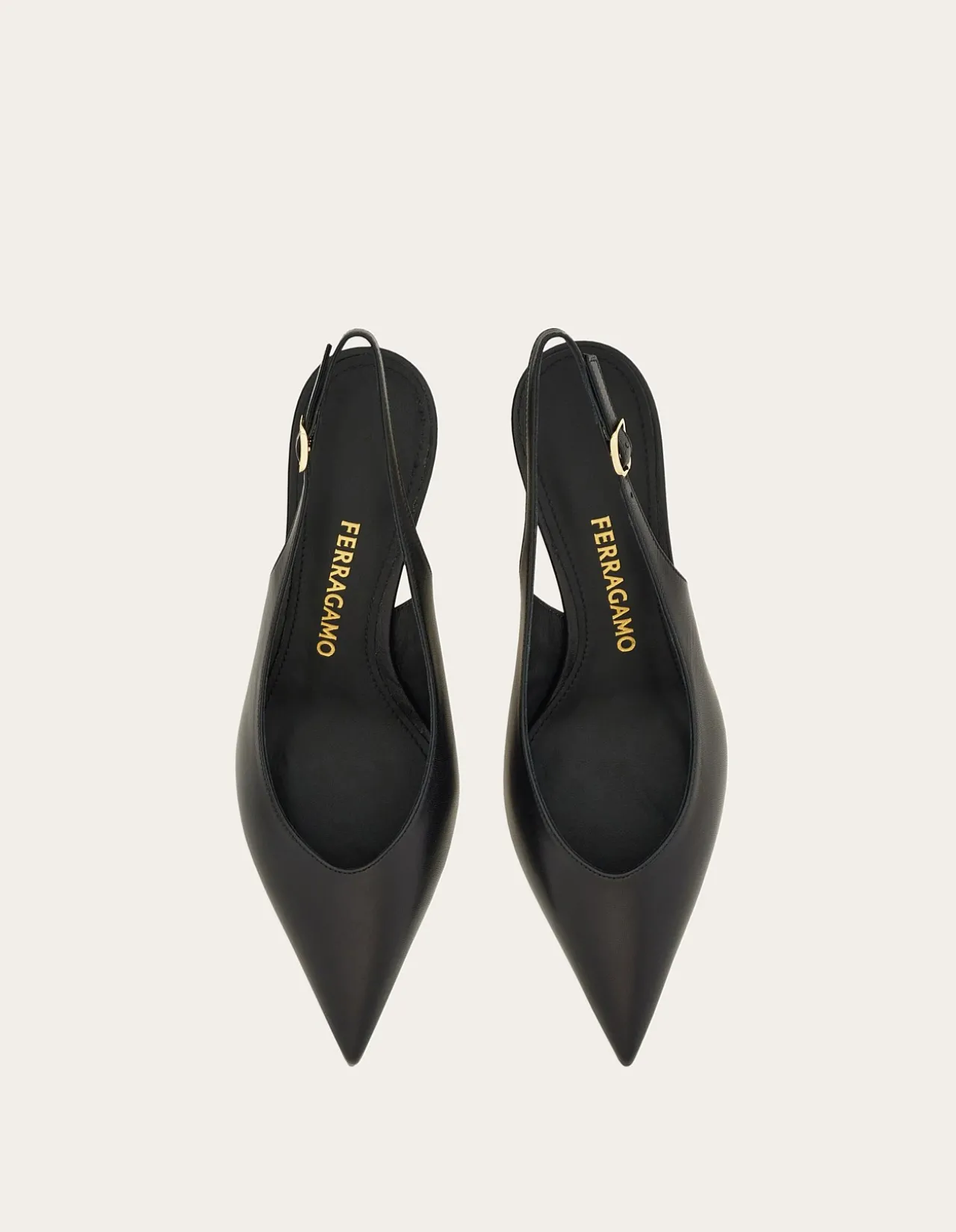 SCULPTURAL HEEL SLINGBACK