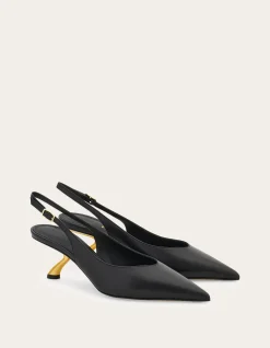 SCULPTURAL HEEL SLINGBACK