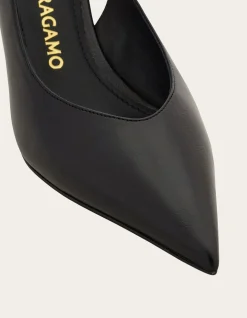 SCULPTURAL HEEL SLINGBACK