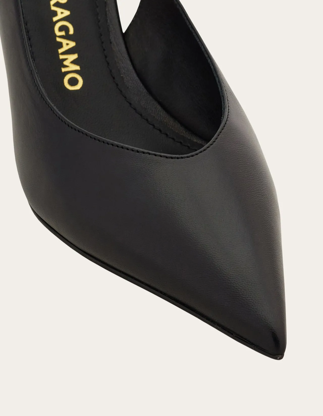 SCULPTURAL HEEL SLINGBACK