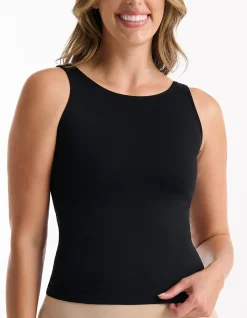 SEAMLESS SMOOTHIES REVERISBLE SHELF BRA TANK
