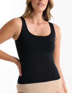 SEAMLESS SMOOTHIES REVERISBLE SHELF BRA TANK