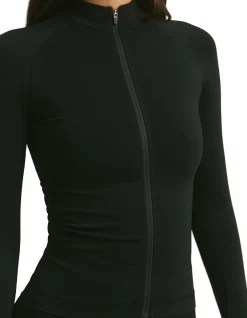Seamless Sculpt Long Sleeve Zip Up Top