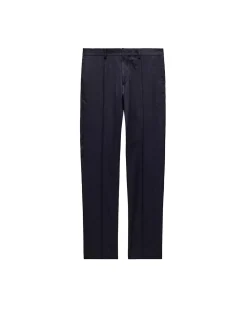 SEAM LINEN COTTON CREPE PANTS